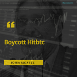 McAfee Advocates Users To Withhold Patronage On HitBTC Exchange. HitBTC writes an Open Letter.