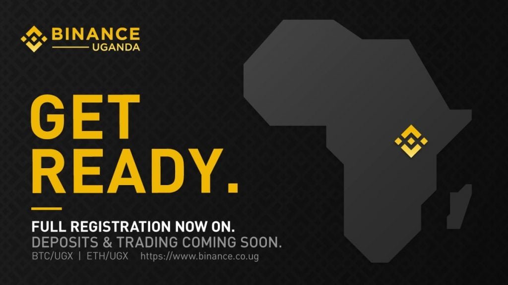 Binance Exchange Uganda Goes Live!  Trading Starts 17/10/2018.
