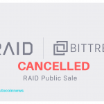 Bittrex Recently Calls Off It’s Historic RAID Initial Exchange Offering.