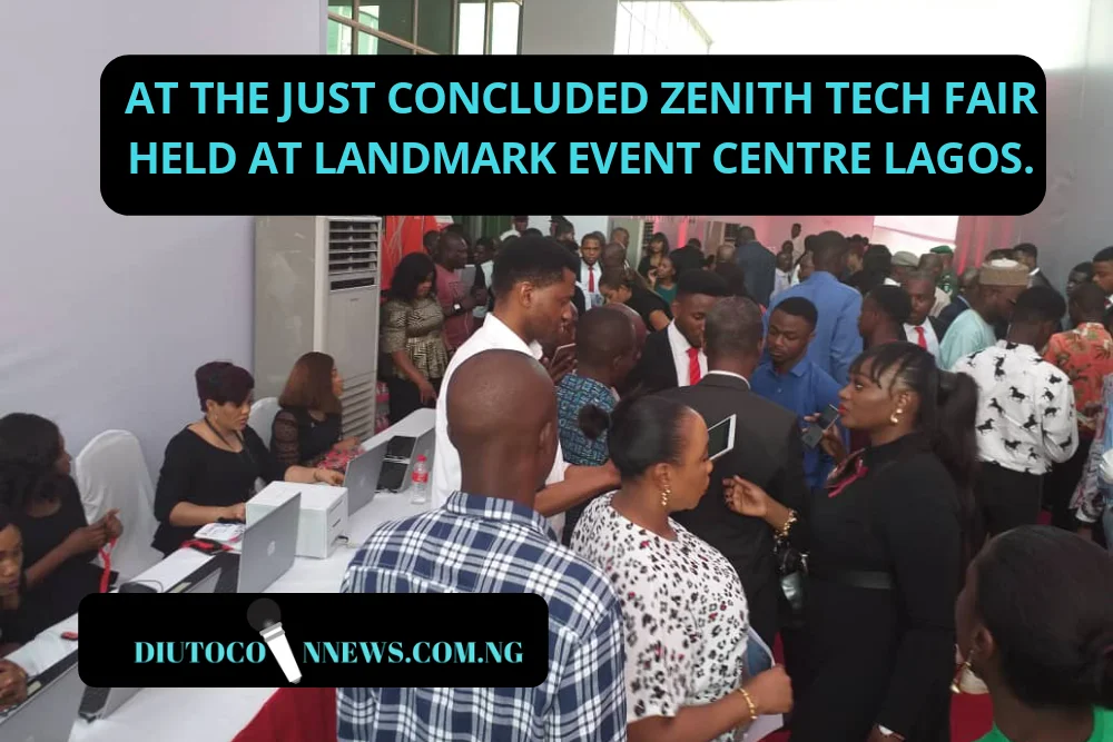 Blockchain Is One Of The Disruptive Technologies Says Jim Ovia At The Just Concluded Zenith Tech Fair In Lagos.