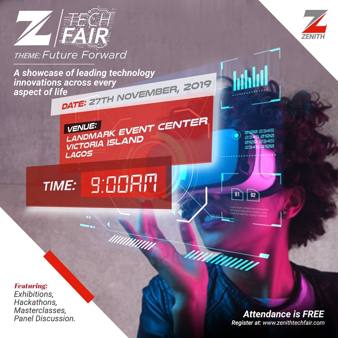 Zenith Tech Fair 2019 Will Be Discussing About Blockchain Technology, AI Machine Learning And Internet Of Things.