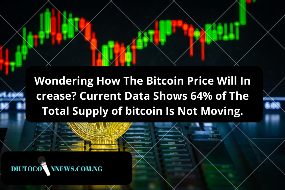 Wondering How The Bitcoin Price Will Rise? Current Data Shows 64% of The Total Supply of bitcoin Is Not Moving.