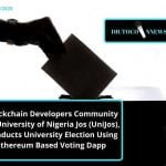 Blockchain Developers Community of University of Nigeria Jos (UniJos), Conducts University Election Using Ethereum Based Voting Dapp Univote Voting App.