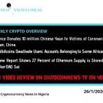 Weekly Review on Bitcoin News in Nigeria: World Largest Exchange Binance Donates 10 Million to Victims of Coronavirus.