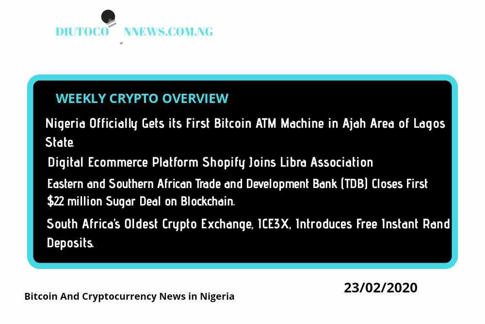 Diutocoinnews Weekly: Facebook the Libra Stablecoin Developer Welcomes New Member into Libra Association.