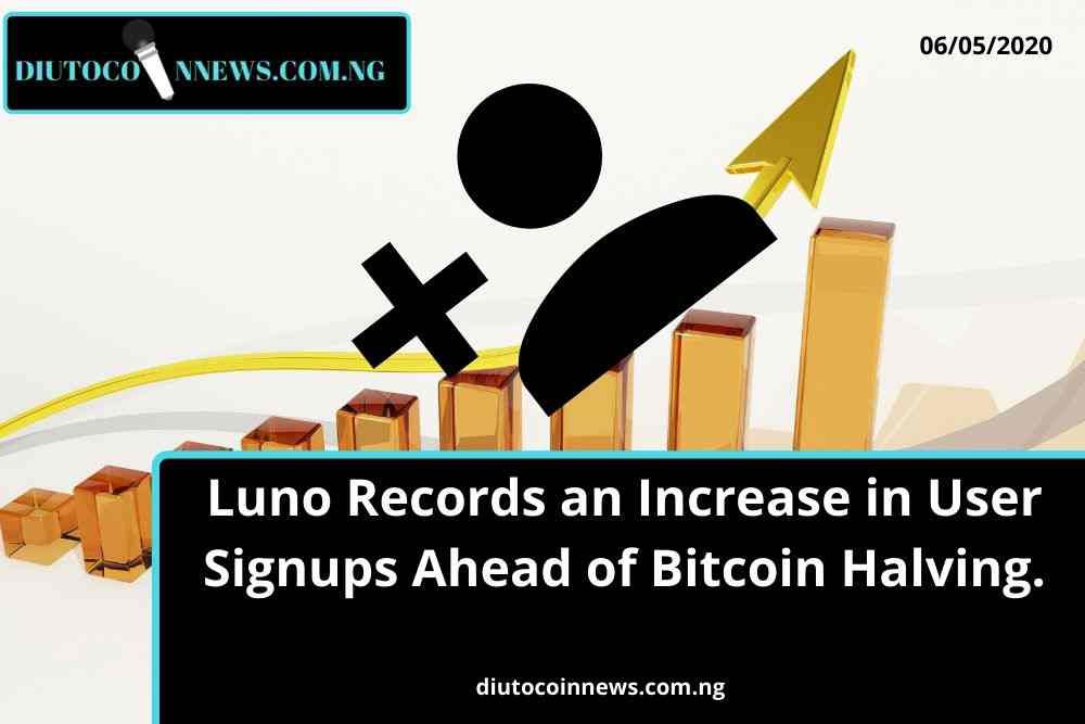 Luno Records an Increase in User Signups Ahead of Bitcoin Halving.