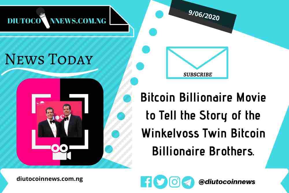 Bitcoin Billionaire Movie to Tell the Story of the Winkelvoss Twin Bitcoin Billionaire Brothers.