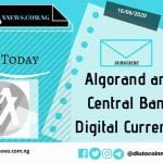 Algorand and Central Bank Digital Currency.