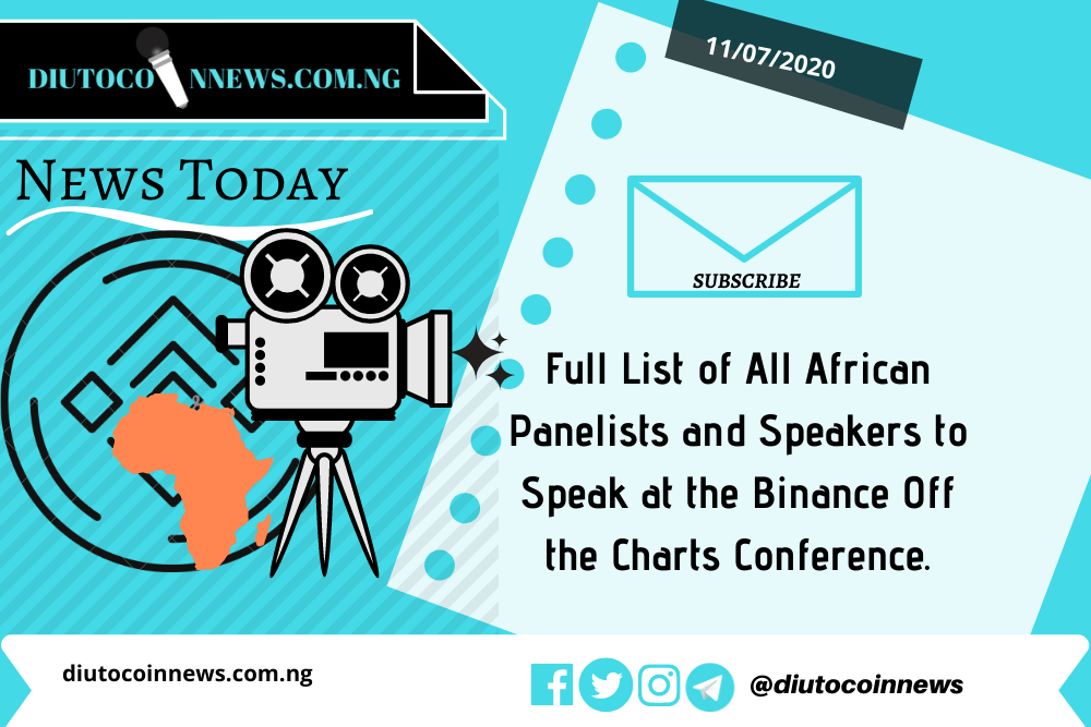 Full List of All African Panelists and Speakers to Speak at the Binance Off the Charts Conference.