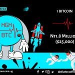 Bitcoin Hits N11.8m ($25k) For the First Time in History Surpassing Visa Market Capitalization