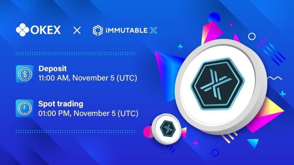 OKEx Lists ImmutableX Token